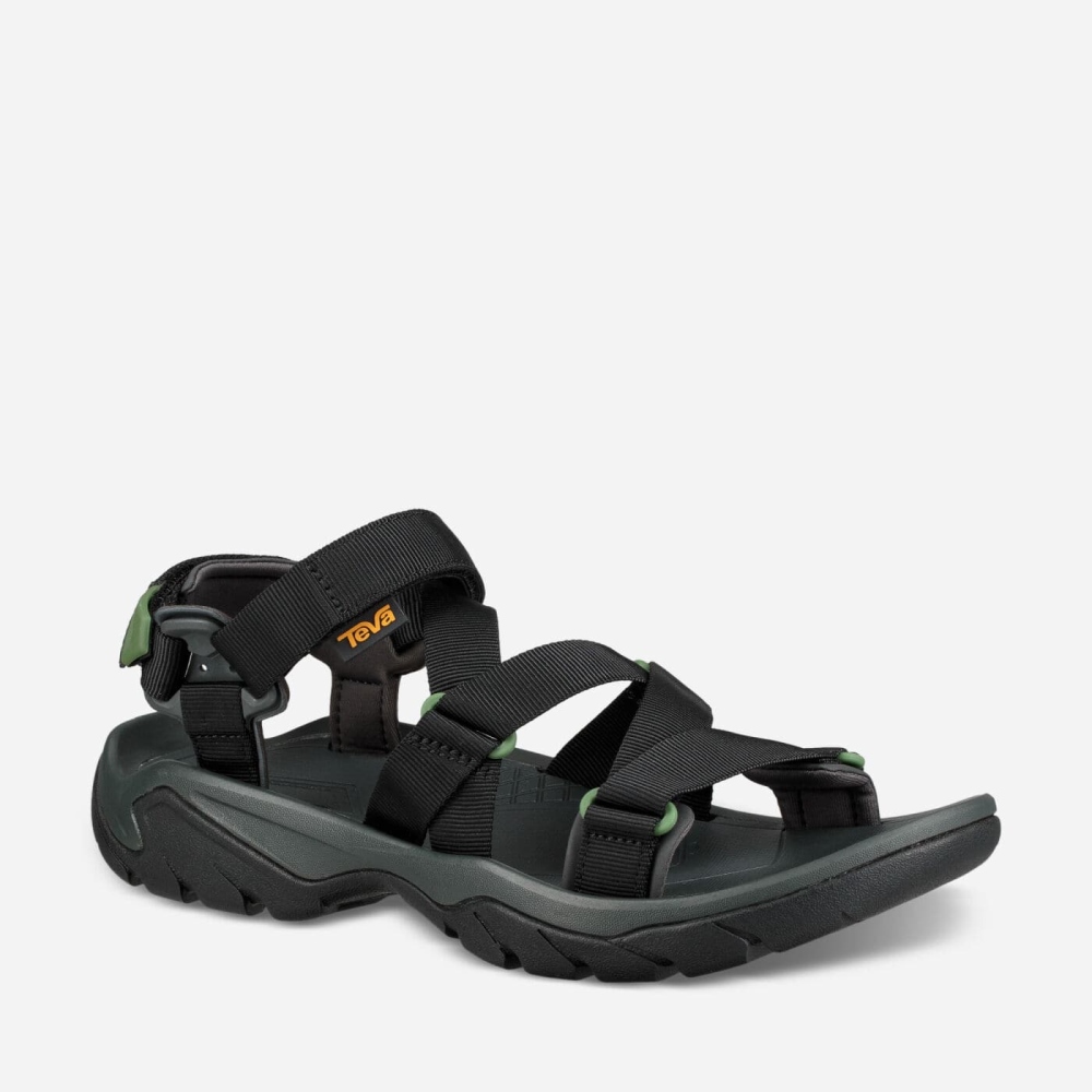 Teva Terra Fi 5 Sport - Men's Teva Sandals - Black | India (RNHA94387)